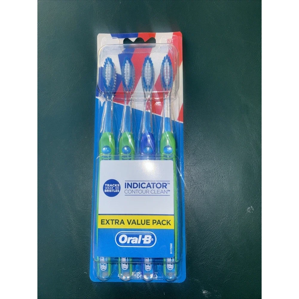 Oral-B Indicator Toothbrushes Soft 4 Pack ORIGINAL RARE HTF